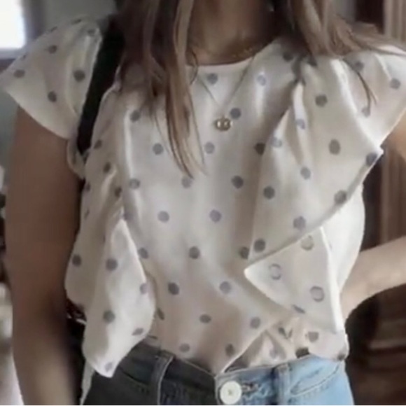 Sezane Forta Blouse In Ecru - Picture 6 of 7